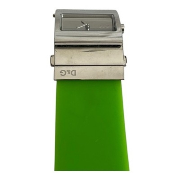 Dolce & Gabbana D&G Stainless Steel Watch Blue Leather Green Rubber Straps 3ATM main image 12
